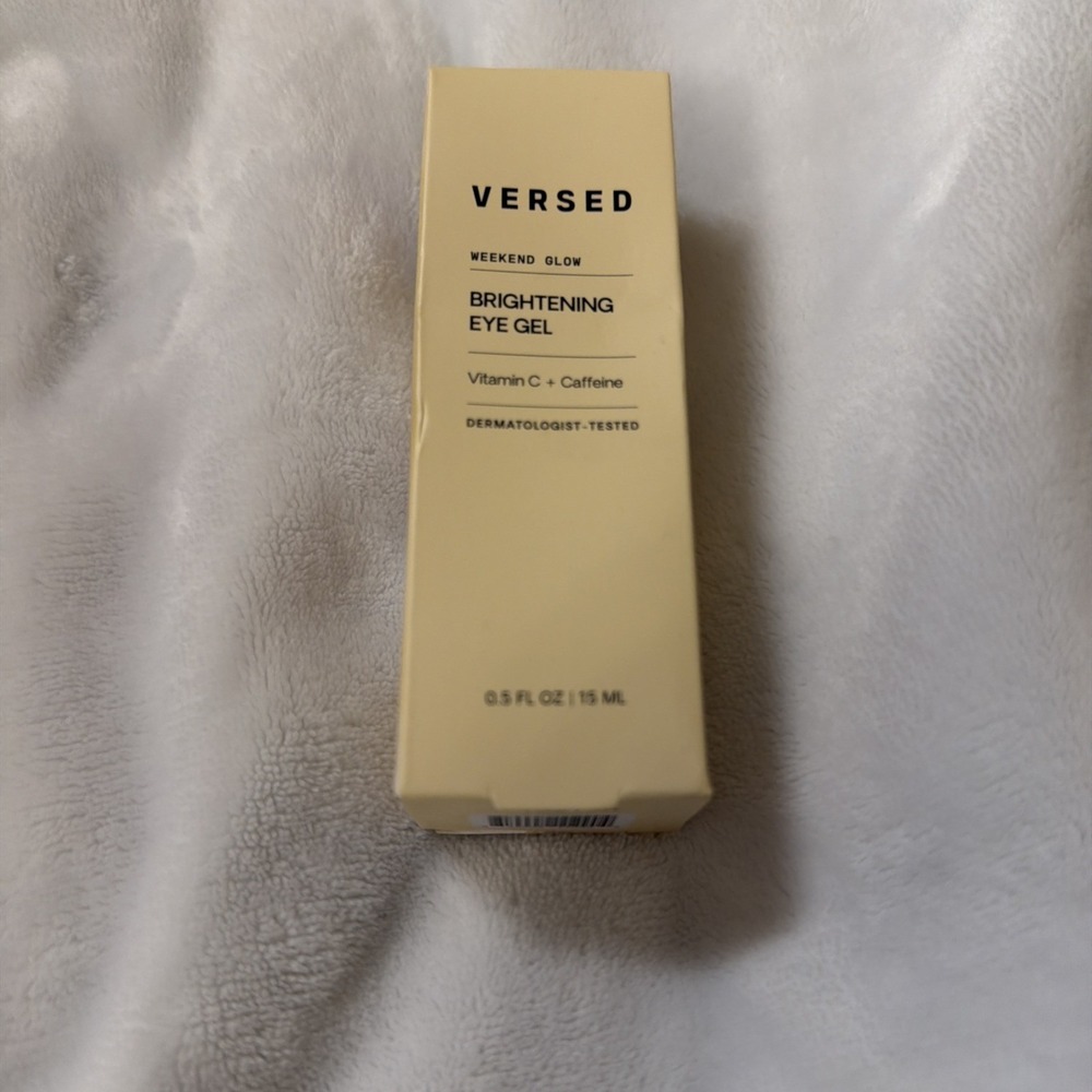 Versed Weekend Glow Brightening Eye Gel Vitamin C Caffeine Niacinamide 0.5oz